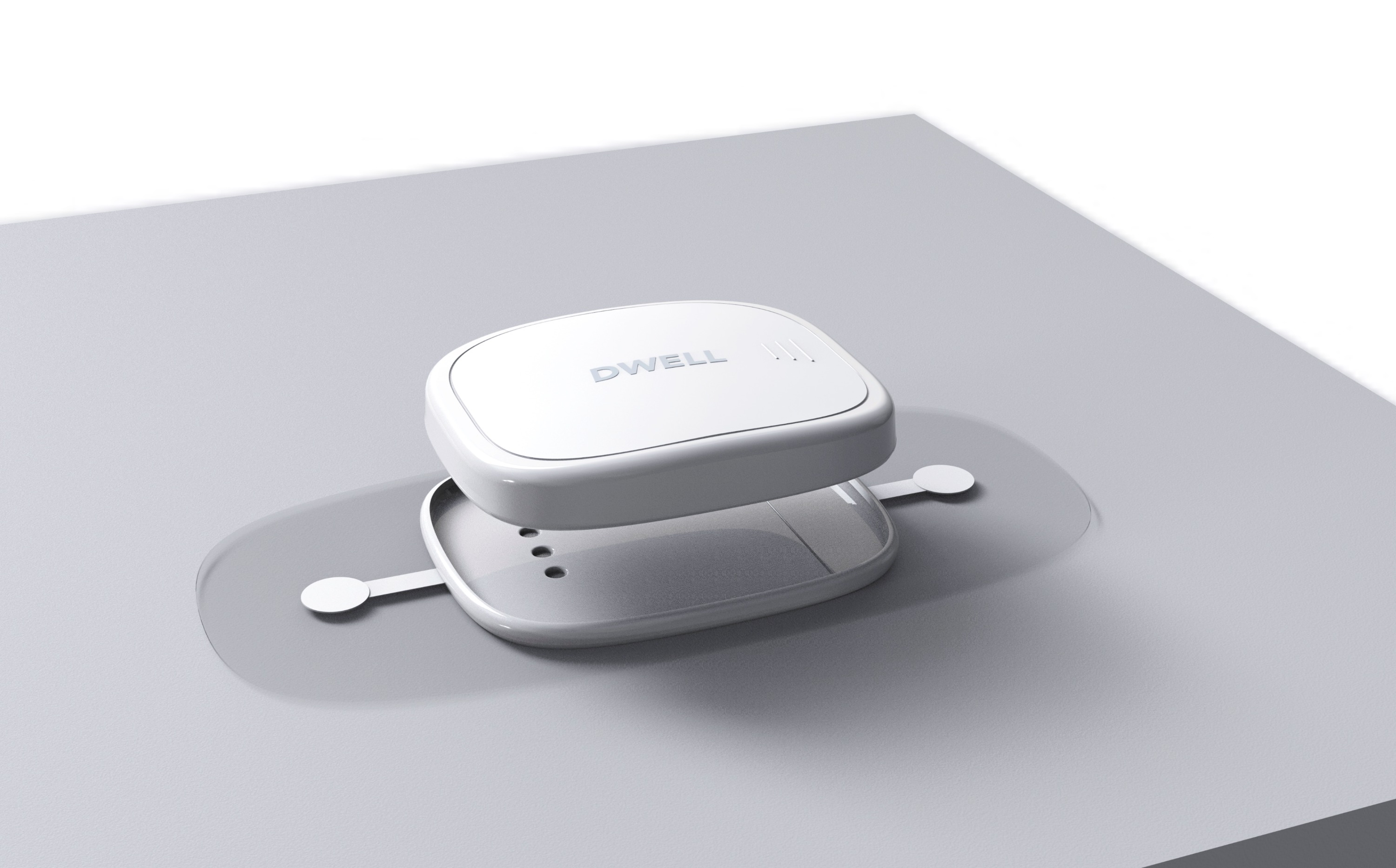 Redesigned Daywell wearable node with integrated wing electrodes